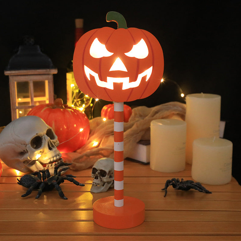 Solar-Powered Outdoor Halloween Lanterns with Spooky Glow