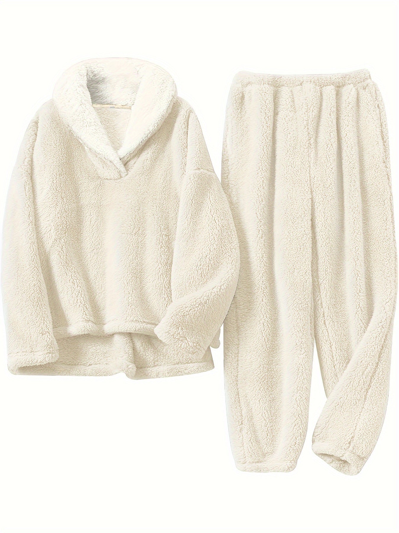 Thermal Pajama Set | Soft & Warm | Cozy Fall Winter Comfort | Polyester