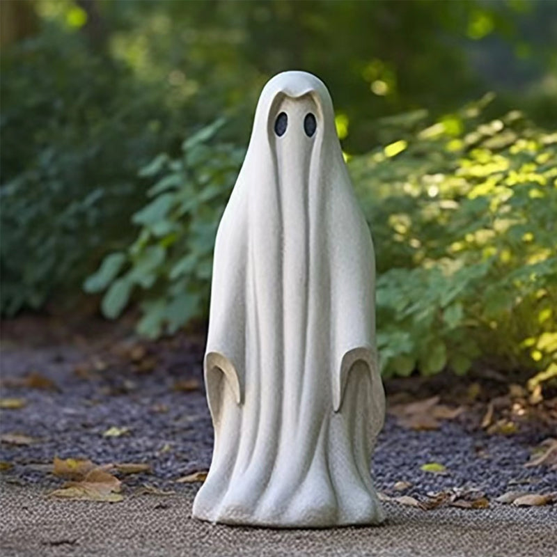 Cute Halloween Ghost Ornament Resin Decor for Spooky Seasonal Display