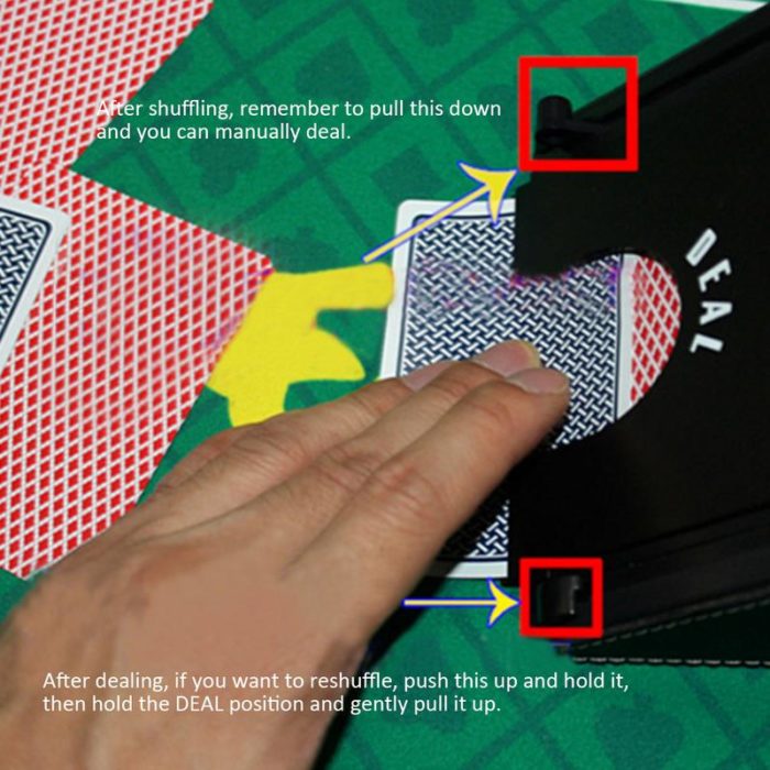 Electric Card Shuffler Machine for Easy Deck Mixing