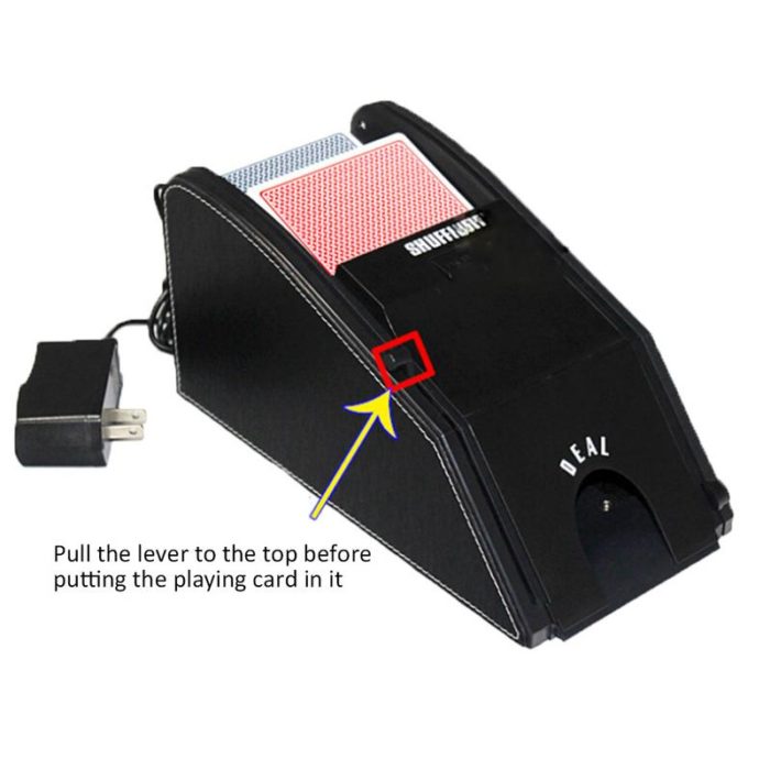 Electric Card Shuffler Machine for Easy Deck Mixing