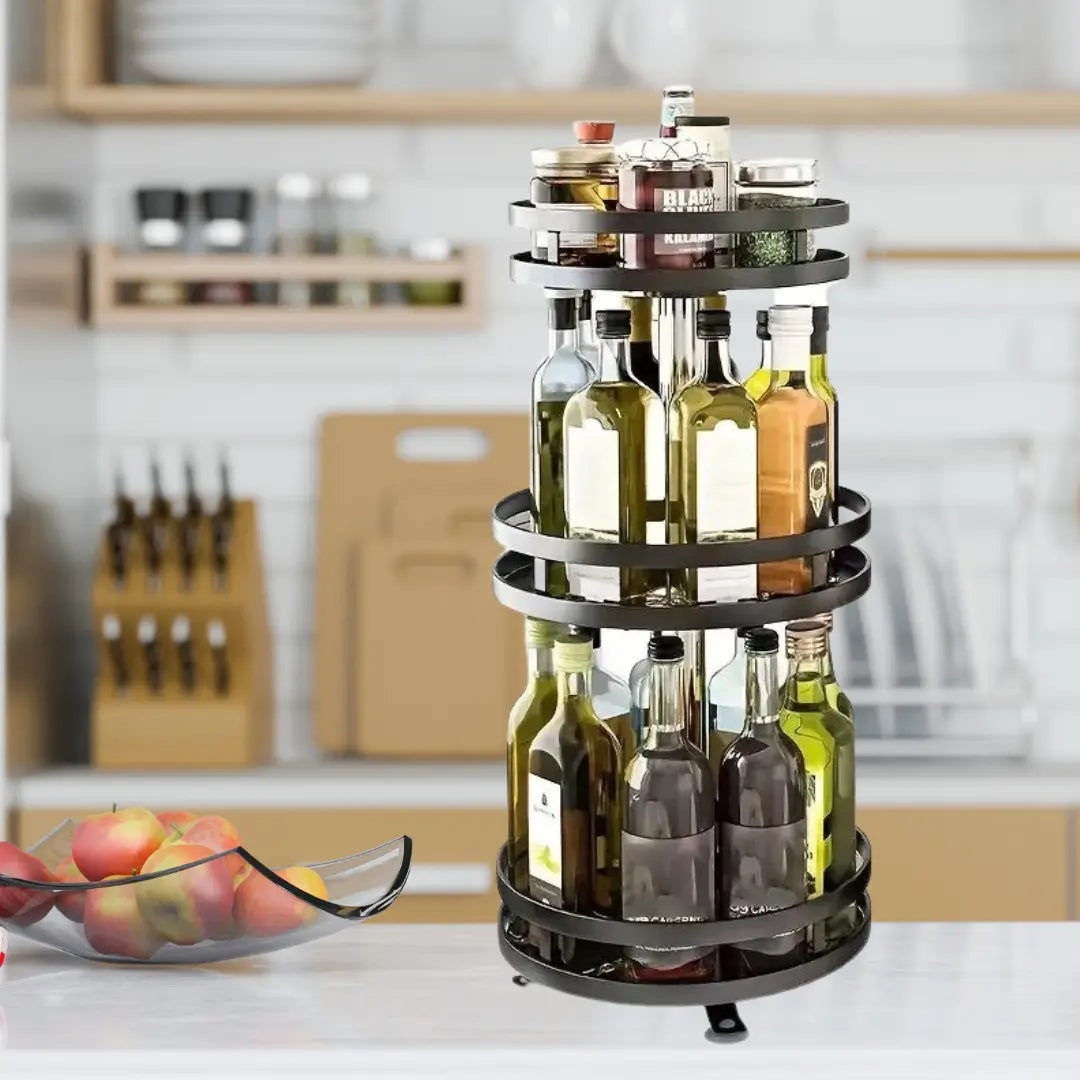 Revolving Kitchen Organizer | Effortless Access to Essentials