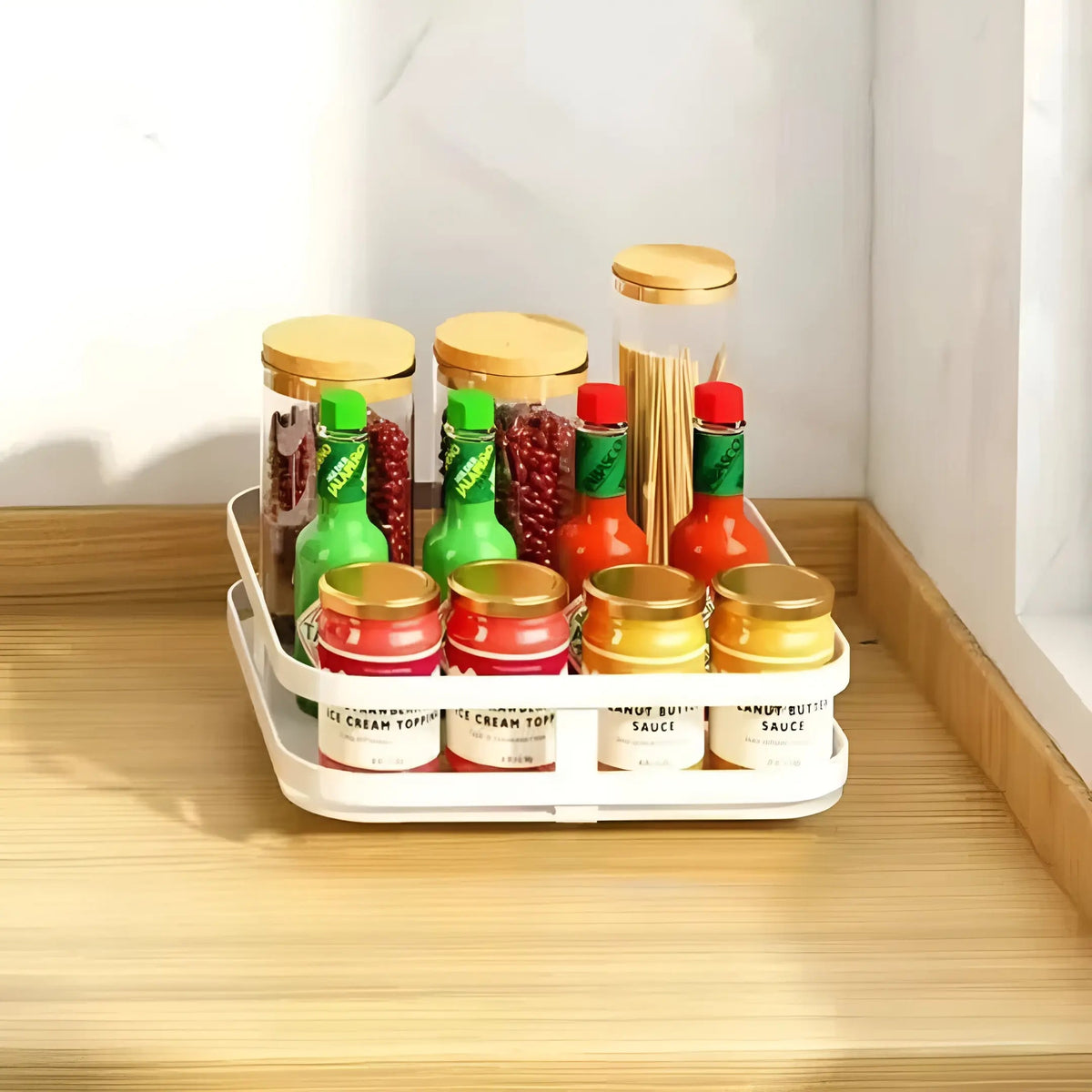 Revolving Kitchen Organizer | Effortless Access to Essentials