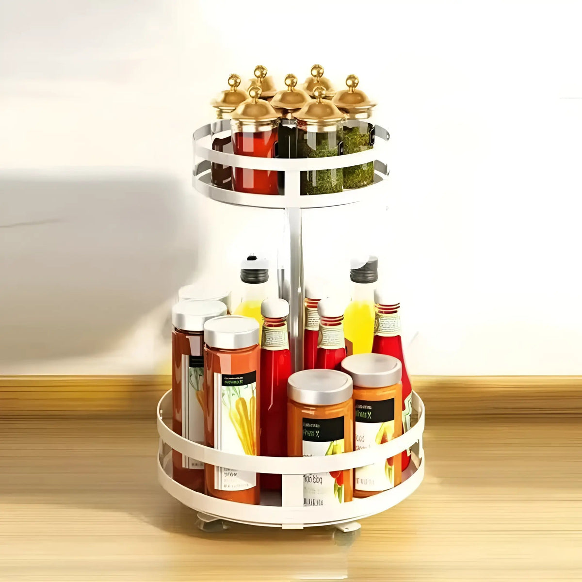 Revolving Kitchen Organizer | Effortless Access to Essentials