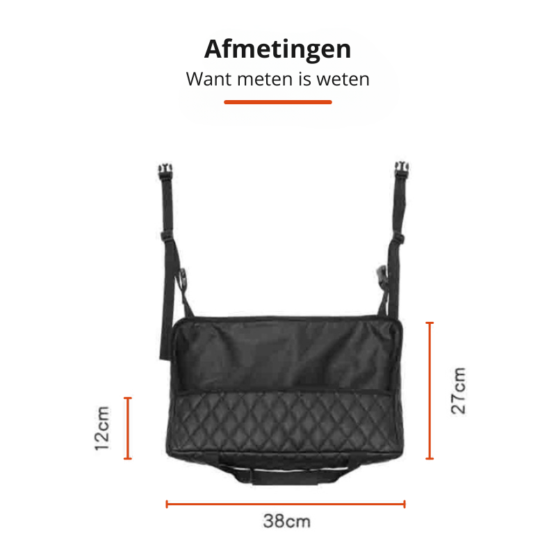 Center Console Car Seat Organizer – Sturdy Storage Solution, Simple Installation