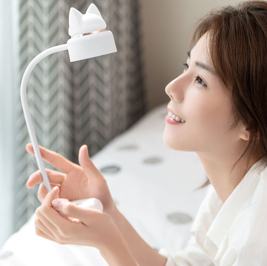 PurrfectGlow Clip-On LED Lamp for Cozy Workspaces