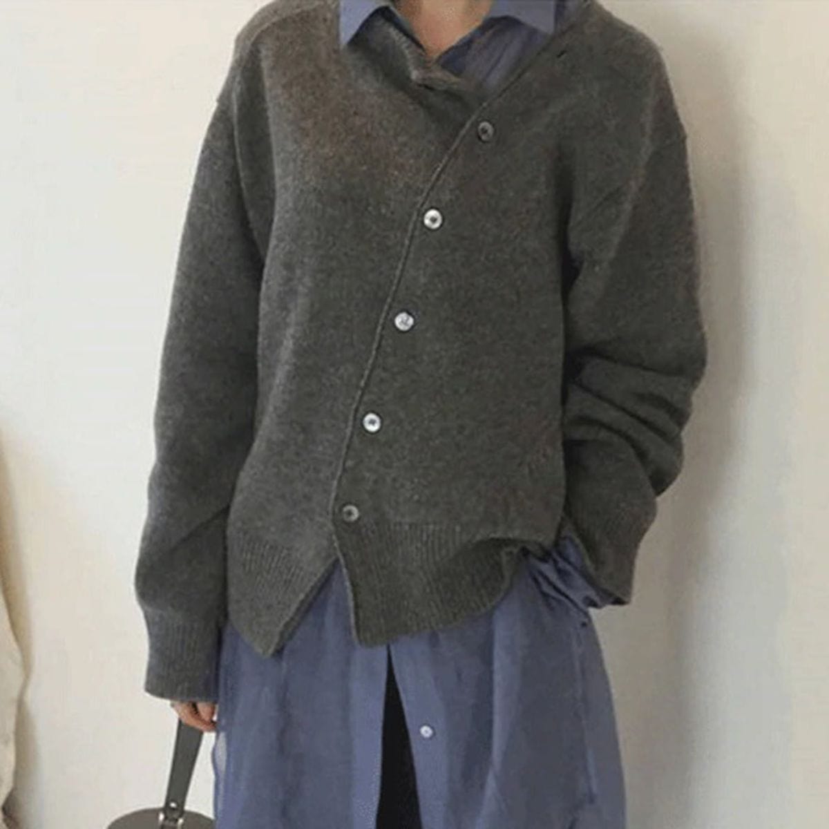 Women’s Wrap Jacket | Asymmetrical Button Closure | Soft Polyester Fabric | Comfortable Fit