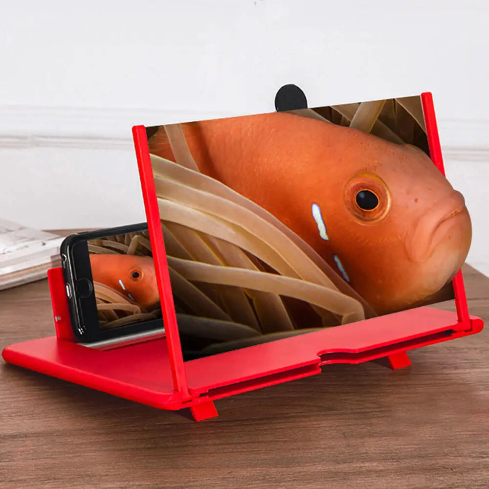 Portable 3D Screen Enlarger for Smartphones
