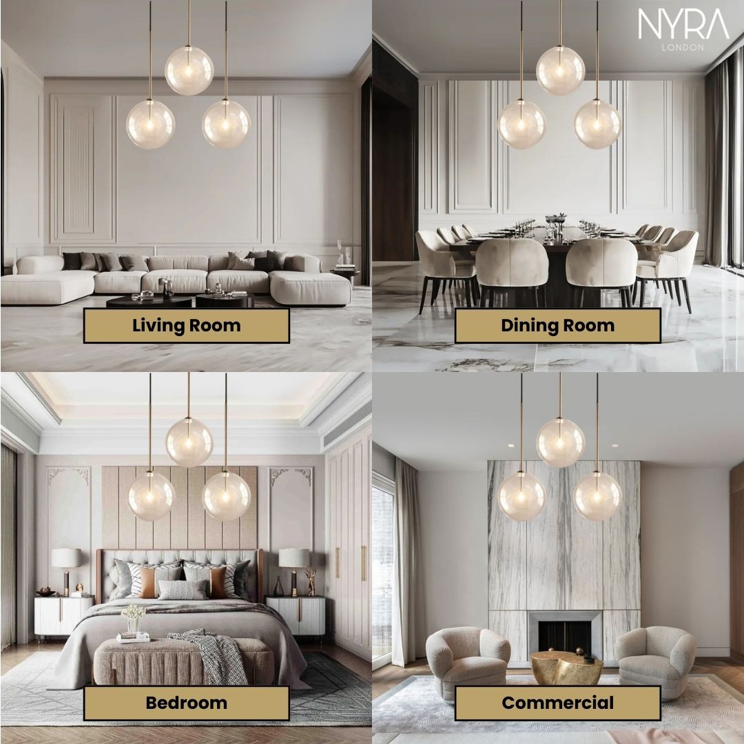 Nordic Glow Glass Pendant Light for Modern Living