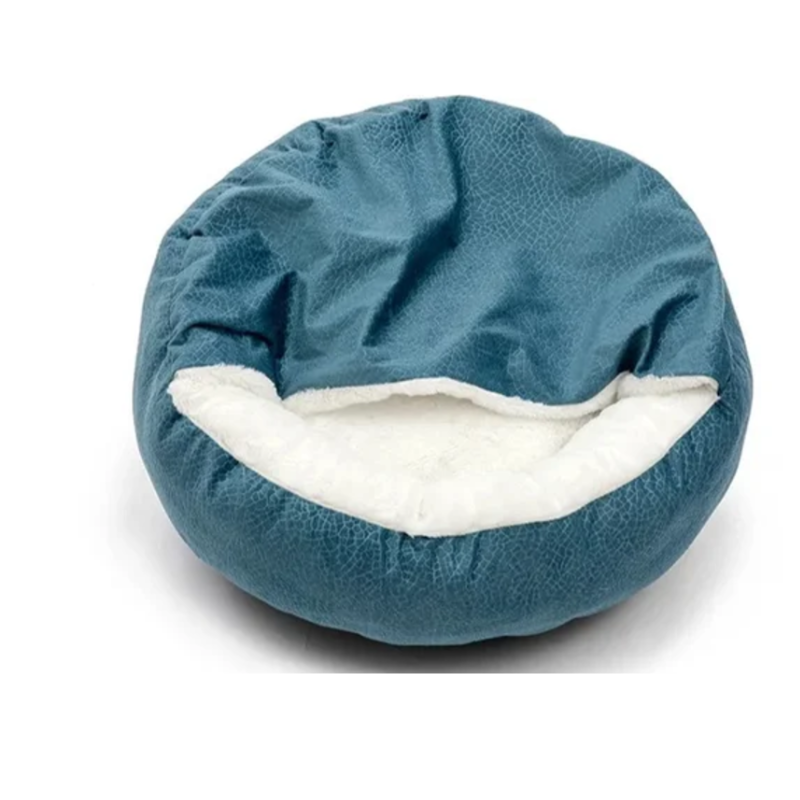 Taavita Orthopedic Dog Bed with Blanket – Supportive Memory Foam, Covered Blanket Design, Waterproof & Dirt-Resistant, Machine Washable Cover