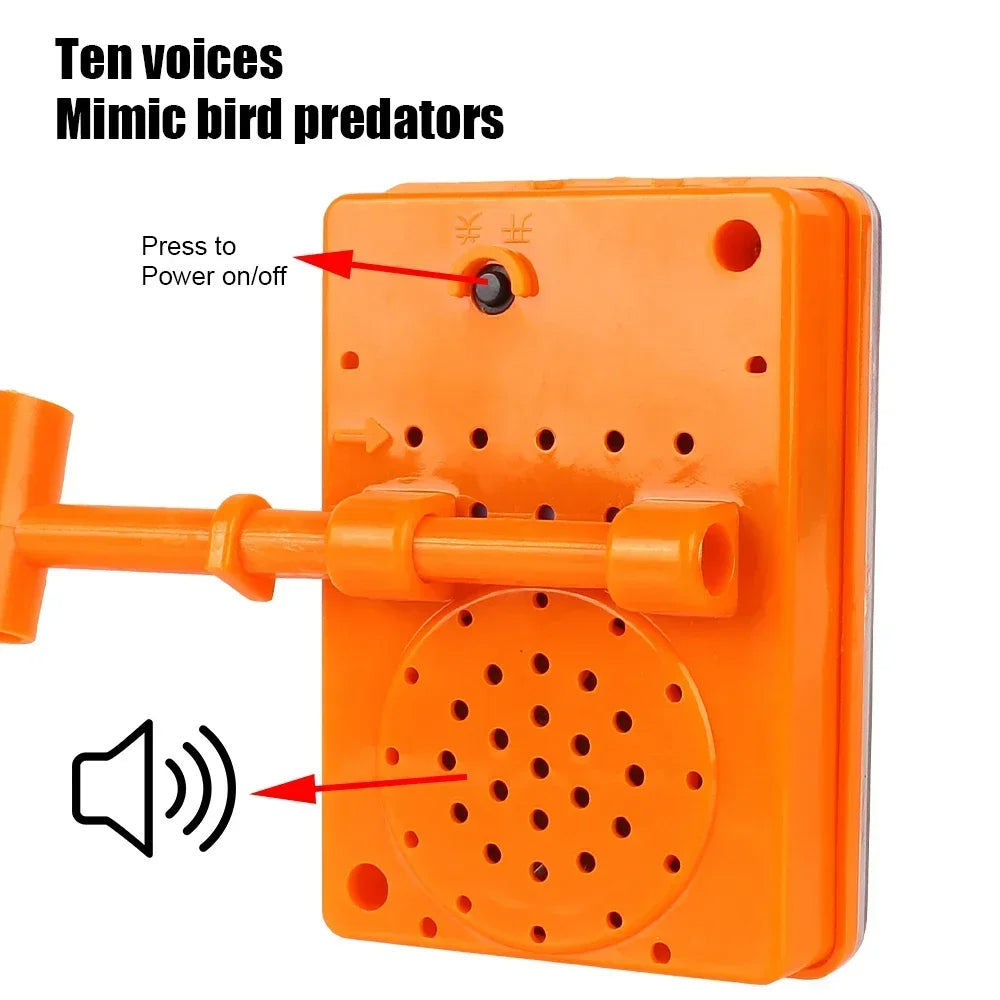 Solar Powered Bird Repeller with 360 Degree Reflective Design