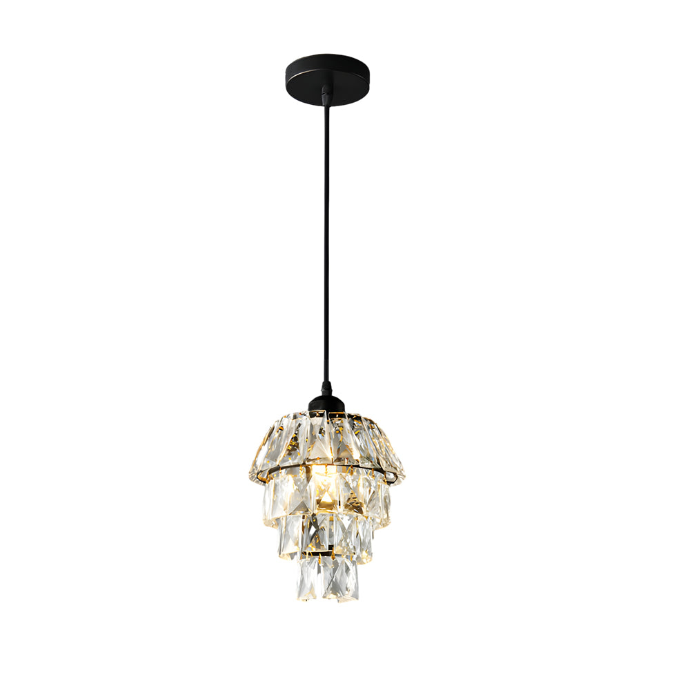 1-Light Mini Crystal Pendant Light Small by Taavita