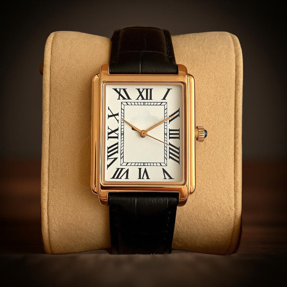 Men's Retro Square Analog Watch for Everyday Elegance