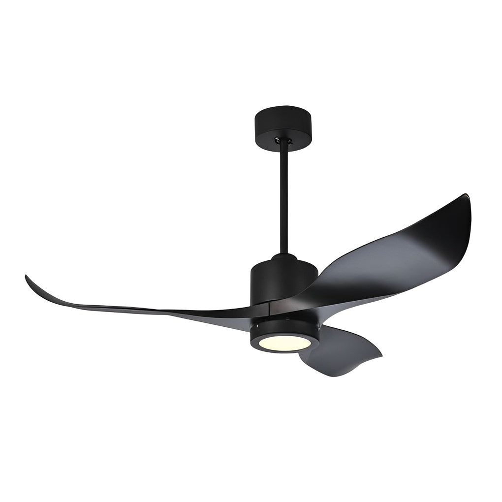 3 Blades Intelligent Mute Ceiling Fan Lamp with Remote LED Taavita Design
