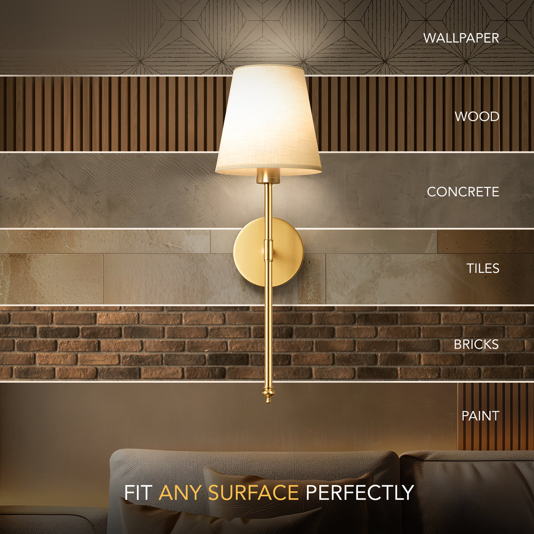 Remote-Controlled Battery Wall Light – Easy Setup & No Damage