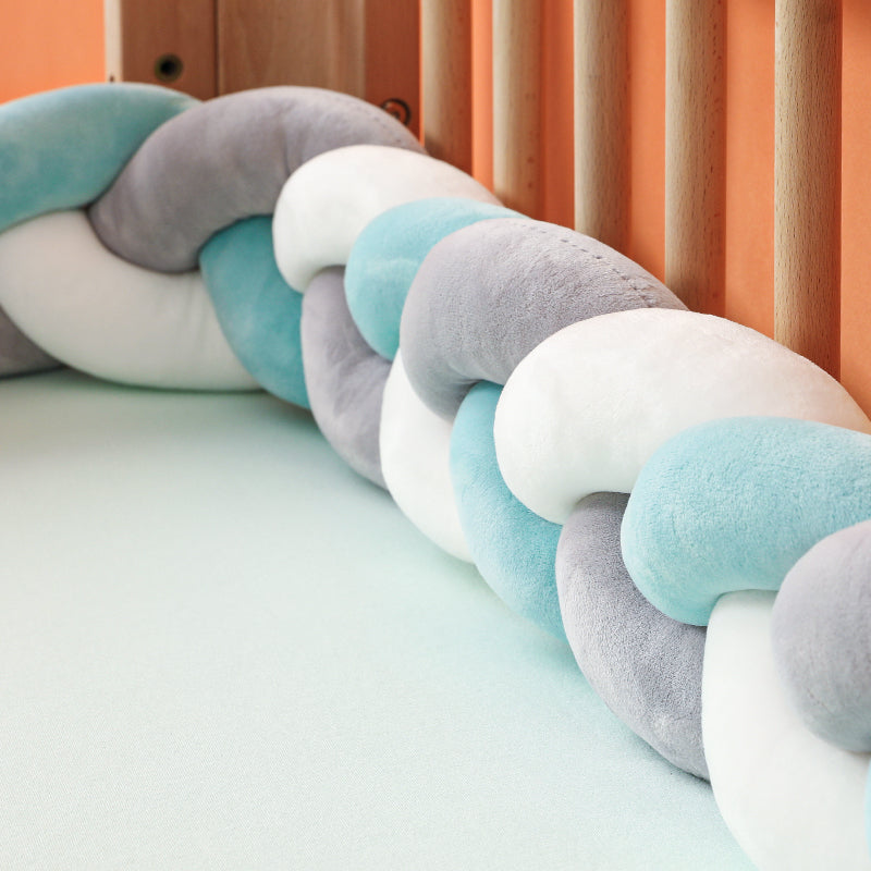 Handcrafted Nursery Rail Protector | Soft Airy Pillow Guard
