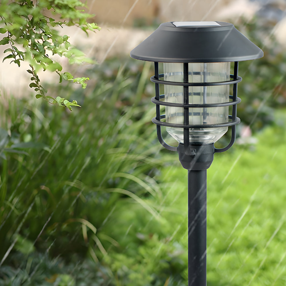 22.8-in Black Solar Mini Torch Pathway Lights Outdoor Lawn LED Lights
