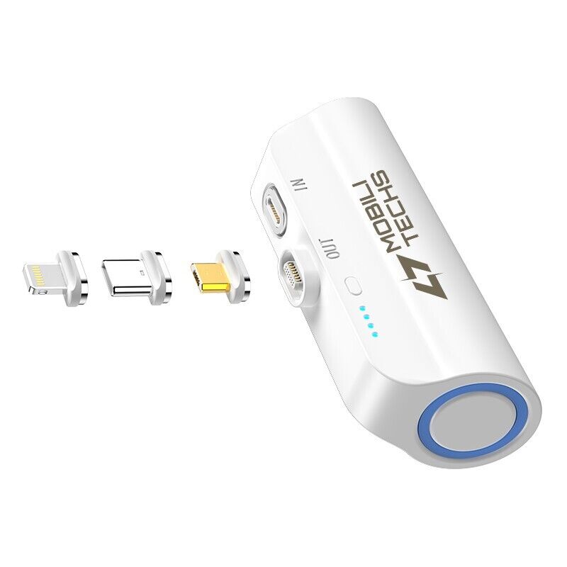 Compact Magnetic Power Bank for On-the-Go Charging