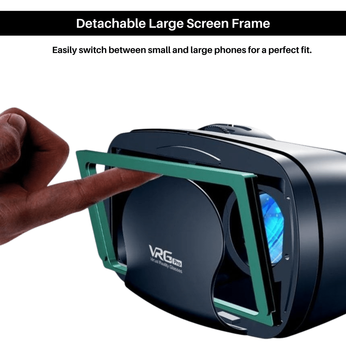 CineSphere 3D Virtual Reality Headset for Home Entertainment