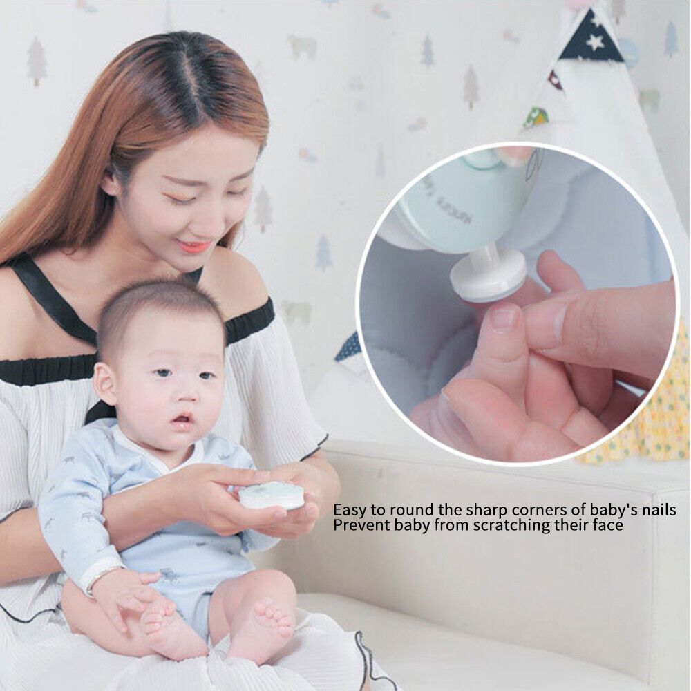 Gentle Baby Nail Care Set with 6 Specialized Heads