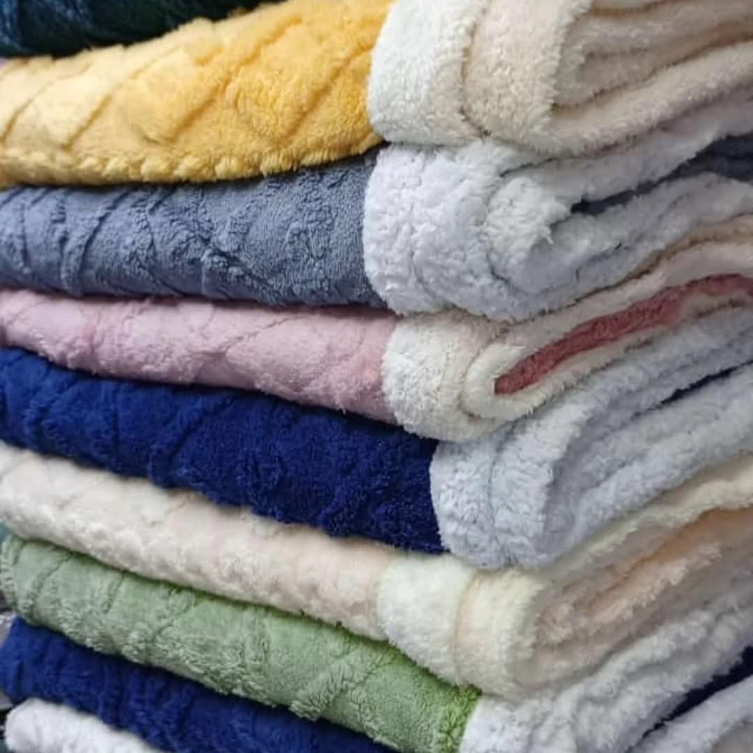 Sherpa Fleece Throw Blanket | Large Size | Extra Soft Warmth | Plush