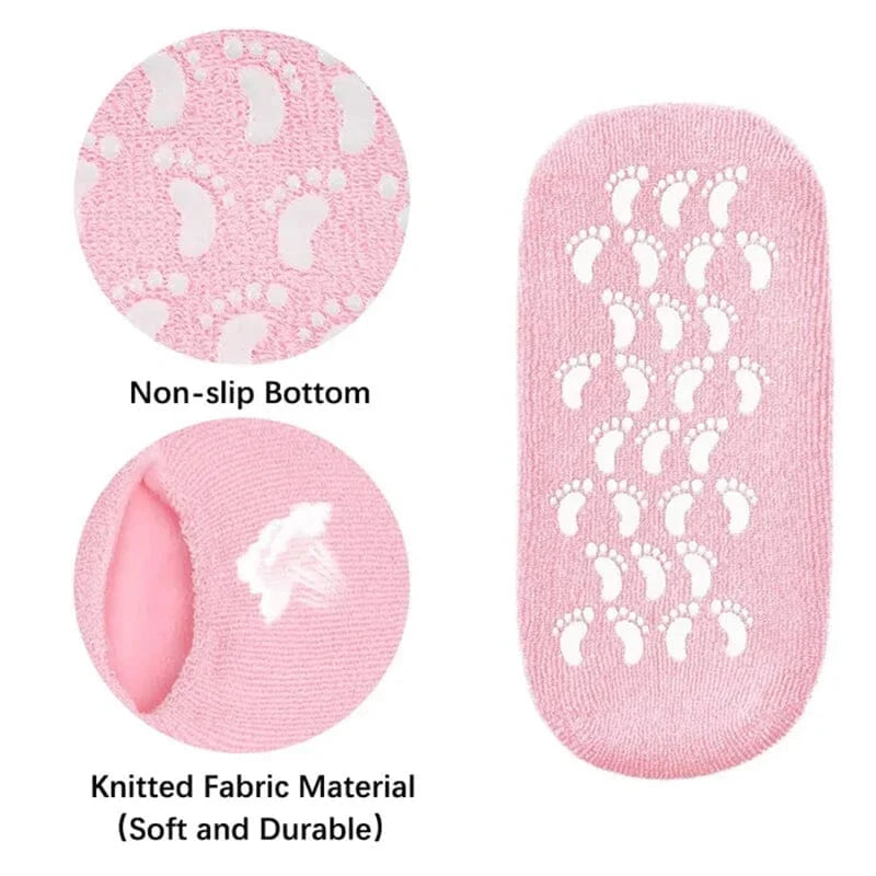 Spa Gel Lined Moisturizing Foot Socks