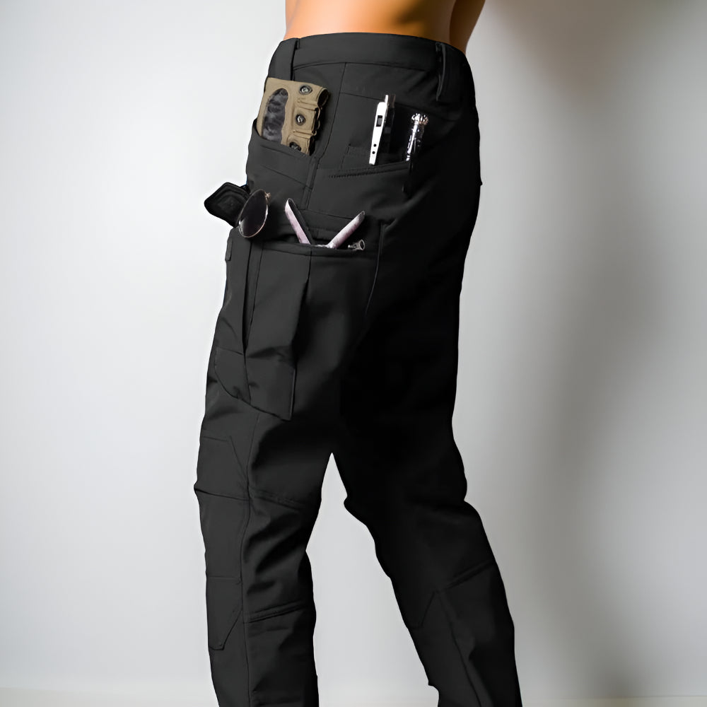Men's Adventure-Ready Jacket and Cargo Pants Ensemble