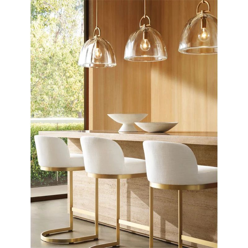 Liora Dome — K9 Crystal Pendant Light with Adjustable Height