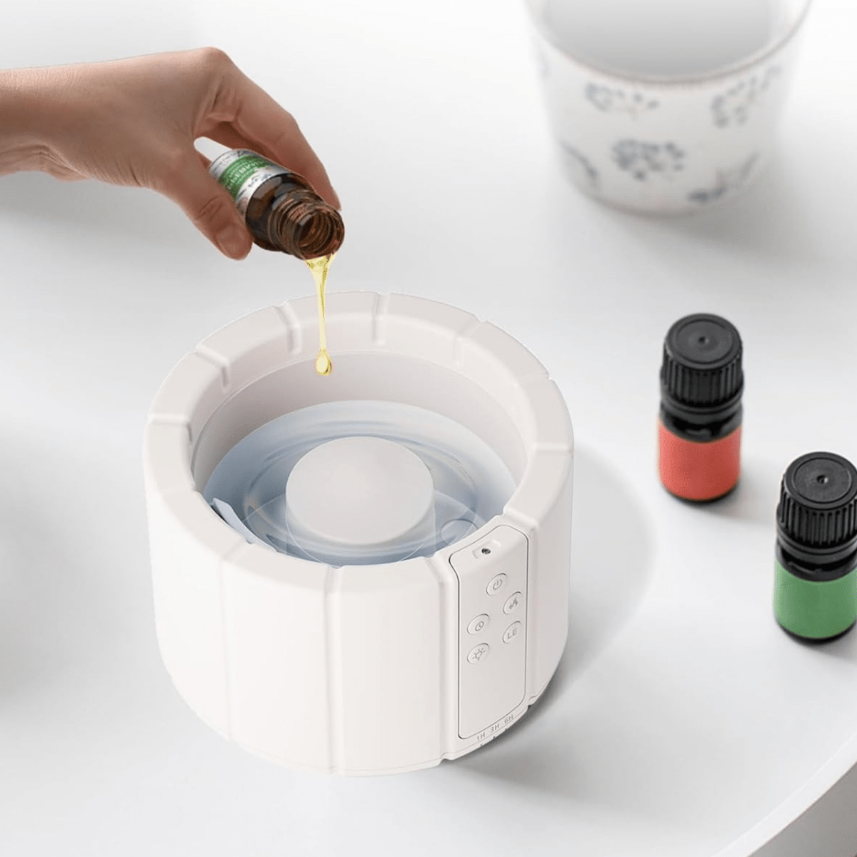 Serenity Flame Humidifier and Aroma Diffuser with LED Lighting