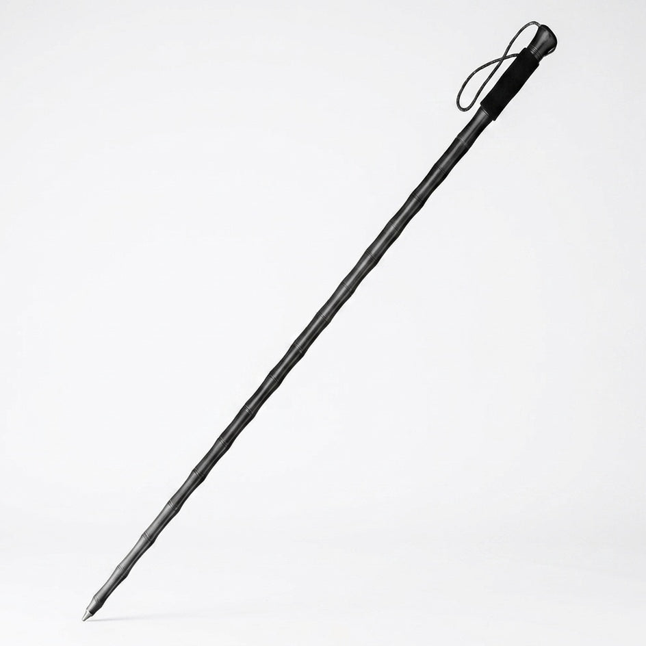 Aluminum Alloy Hiking Pole with Compass, Whistle, and Knife - 109cm