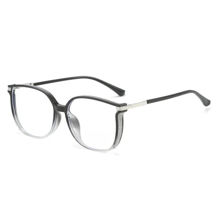 Reading Glasses for Adults | Full-Rim Rectangular Frame | Plastic Front & Metal Temples | Comfortable All-Day Wear