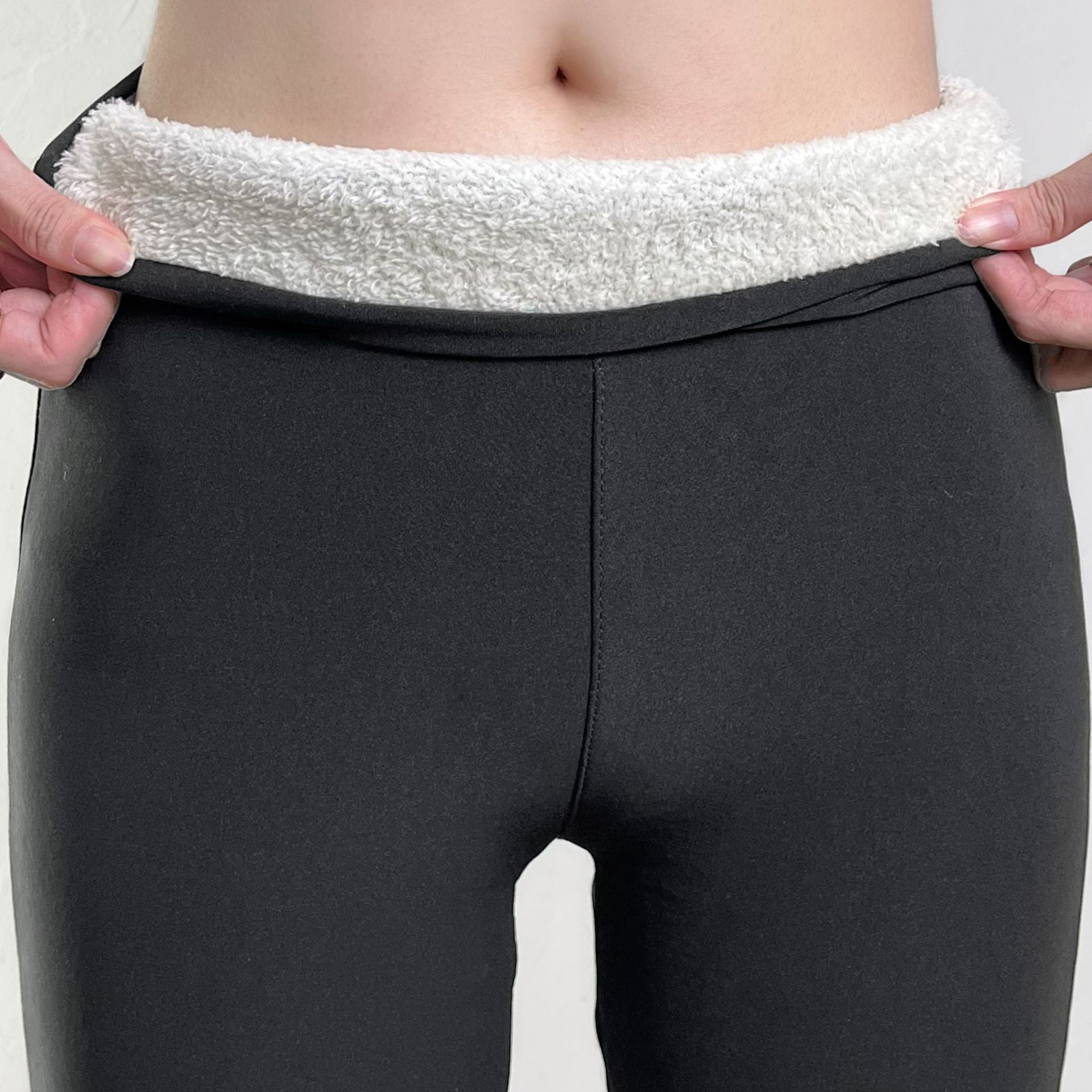 High-Rise Pants | Lambswool Fleece Lined | Ultimate Winter Warmth | Polyester