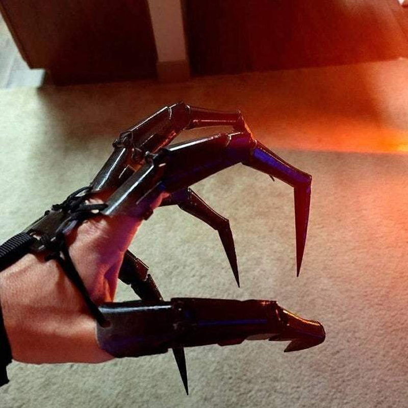 Realistic Articulated Skeleton Fingers Halloween Costume Accessory