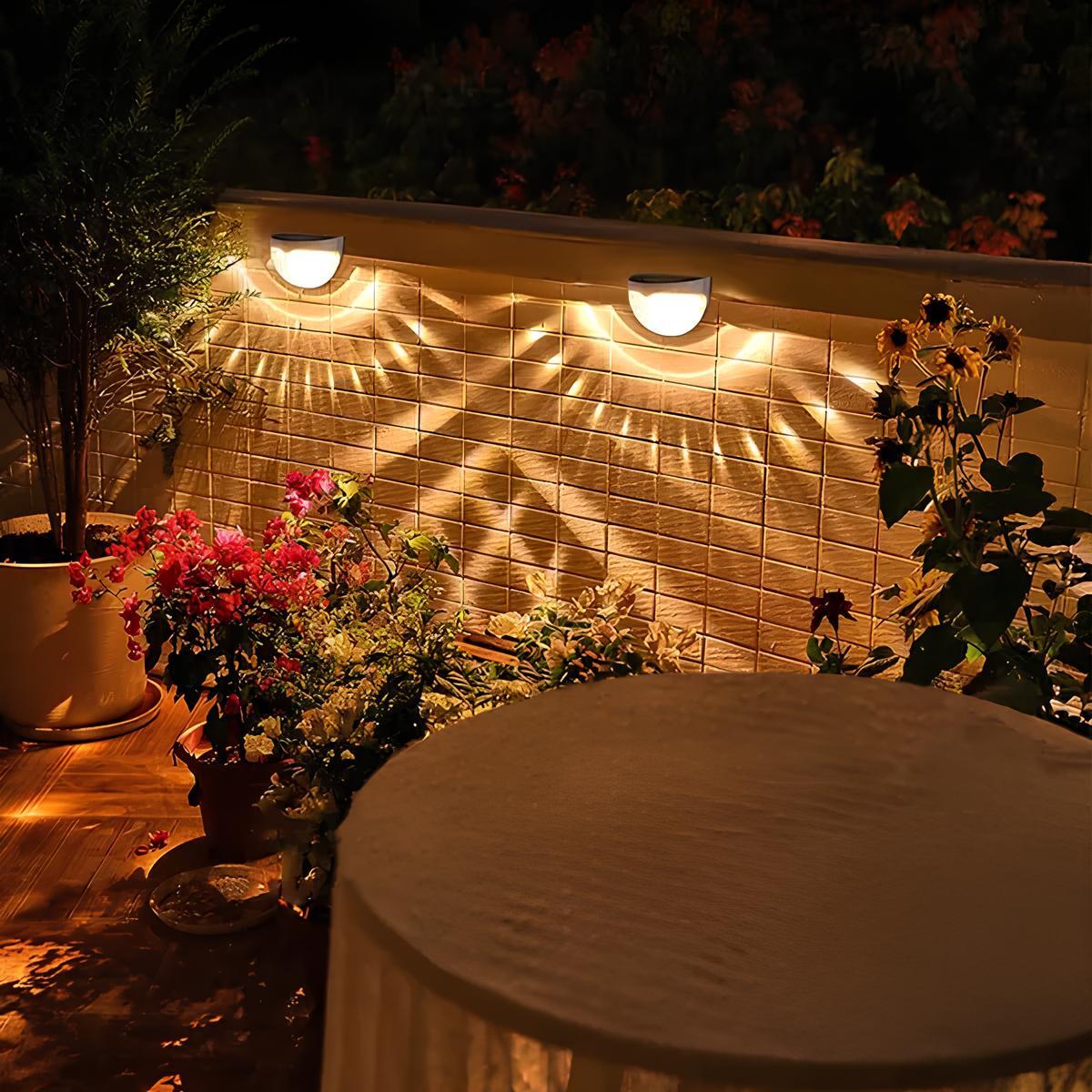Taavita Solar Waterproof Outdoor Wall Lamp