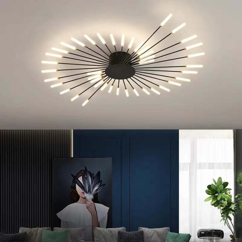 AuraGlow Modern Ceiling Light for Cozy Living Spaces