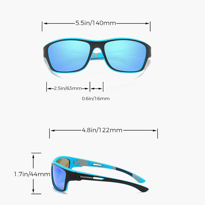 UV400 Protection Sports Sunglasses with Polarized Lenses