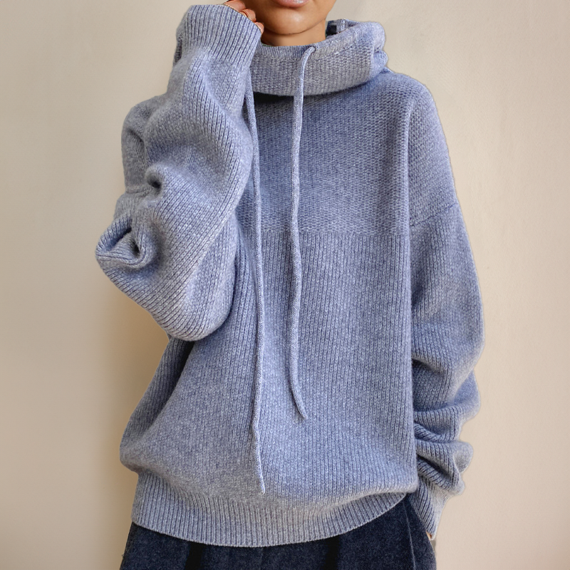 Women’s Turtleneck Sweater | Merino Wool Blend | Soft & Warm | Comfortable Fit