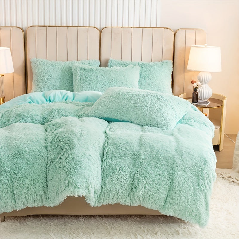 Quilt Cover Set | Wrinkle-Resistant | Soft Cozy Warmth | Polyester