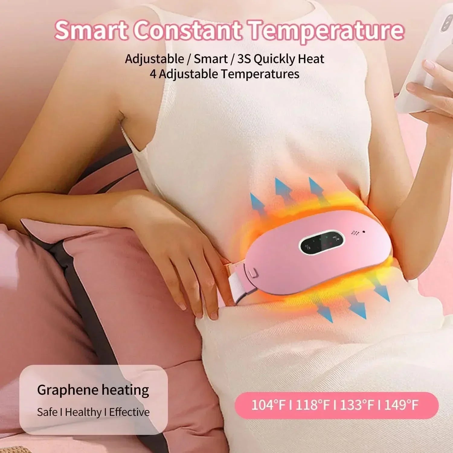 SootheFlex Travel Massage Pad for Menstrual Discomfort Relief