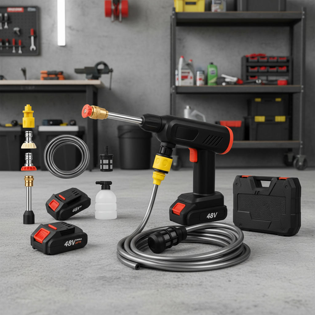 Portable Cordless Cleaning System with Rechargeable Battery