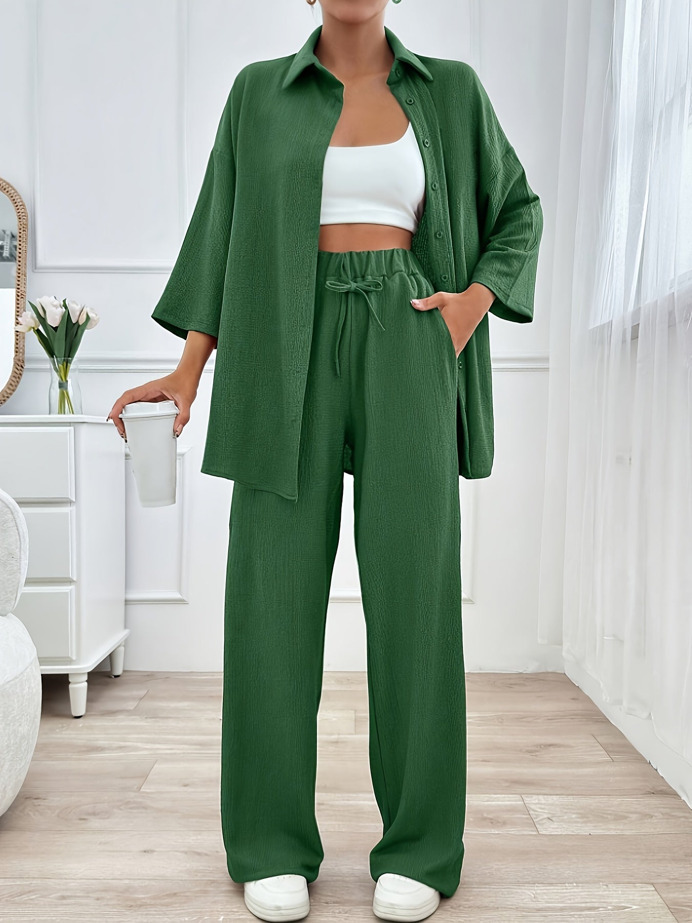 Loungewear Set | Loose Fit | All-Day Comfort | Polyester
