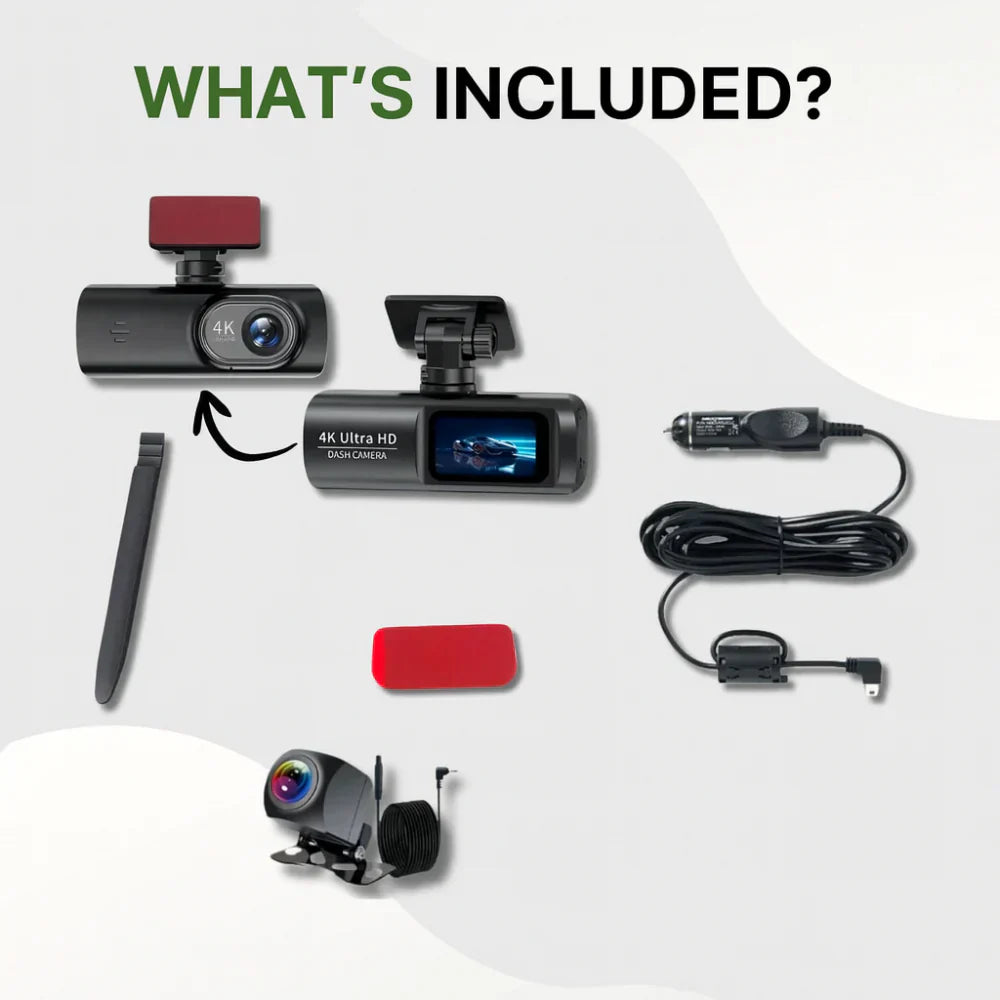 High-Definition Car Camera with WiFi, GPS, and Night Vision
