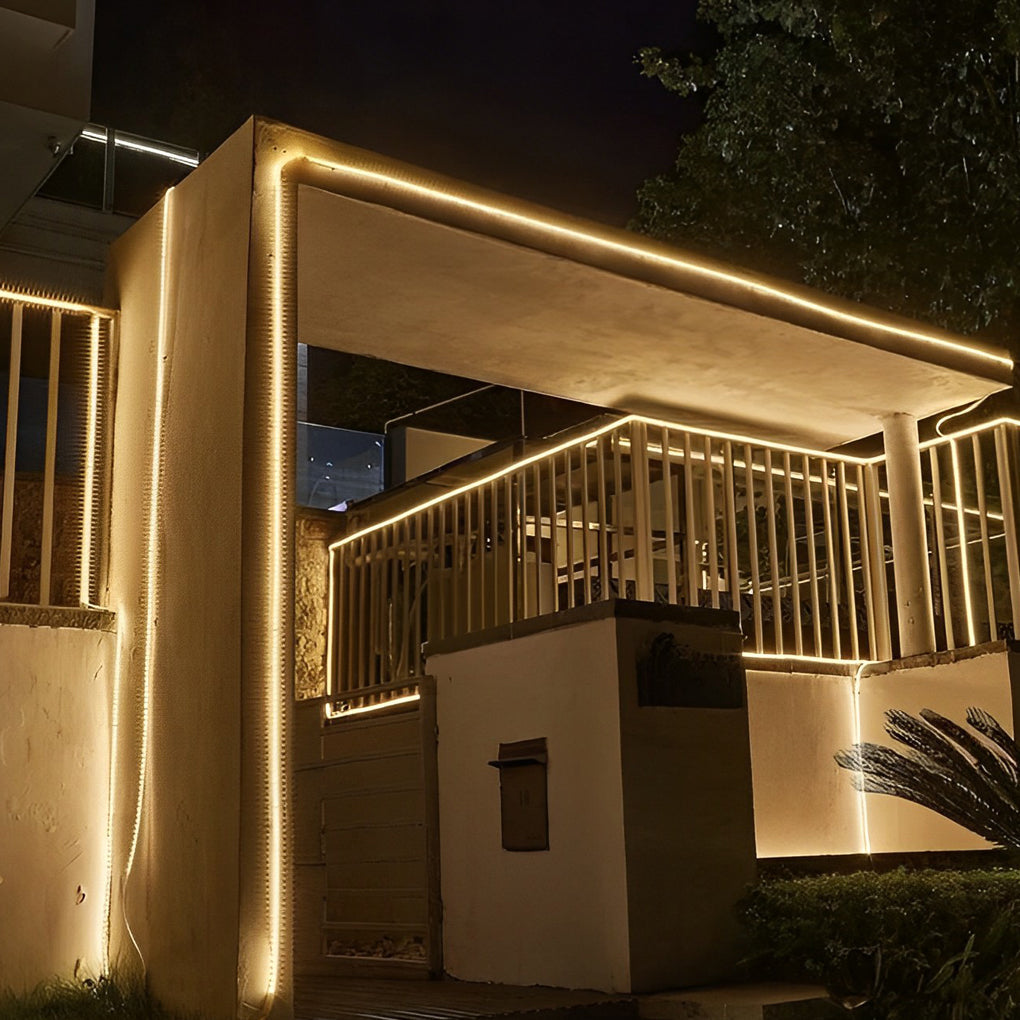 New Title: 0.47'' Width Waterproof Recessed Silicone 10W Modern Flexible Indoor LED Strip Lights Outdoor Linear Light