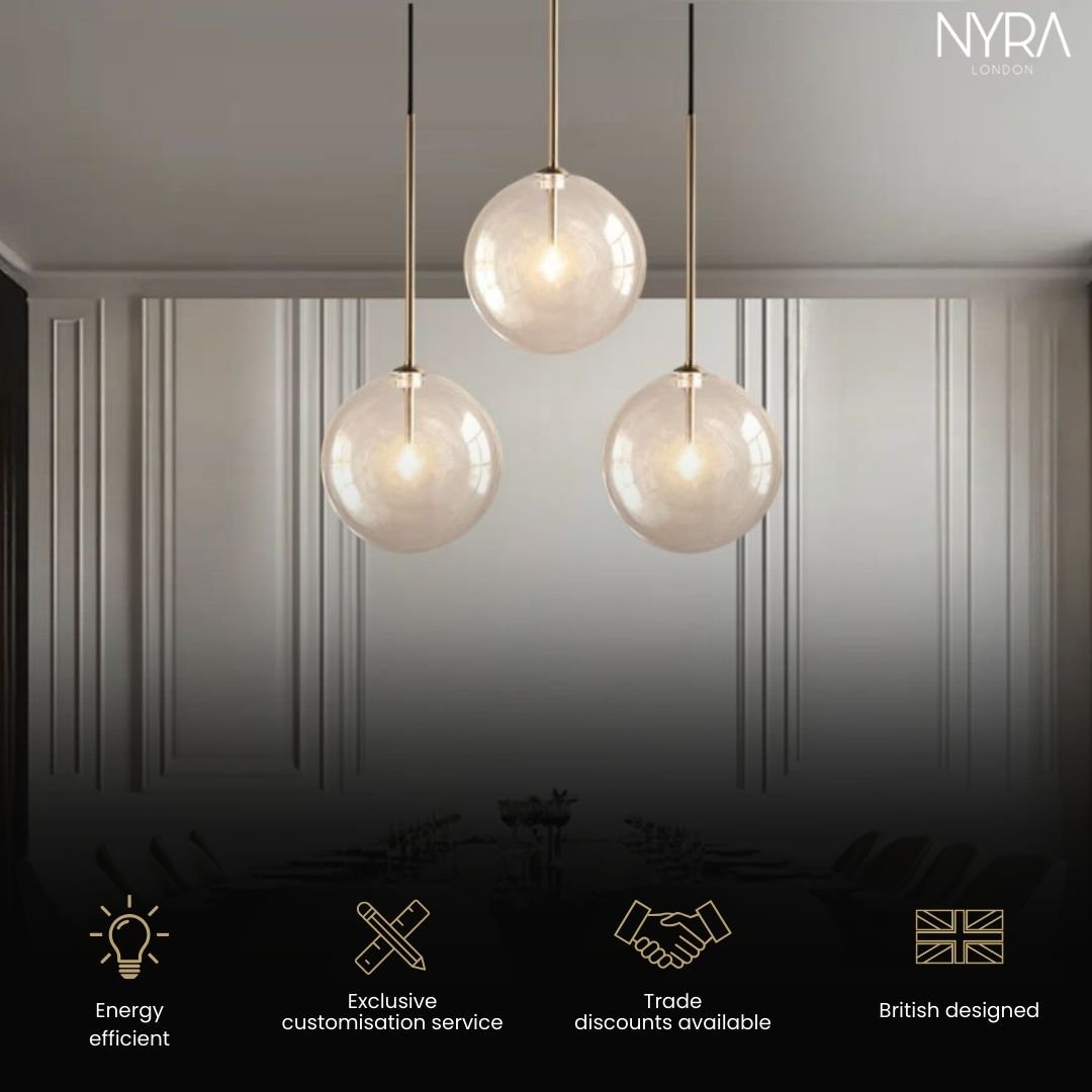 Nordic Glow Glass Pendant Light for Modern Living