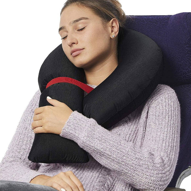 Adjustable Neck Pillow for Travel – Inflatable Support
