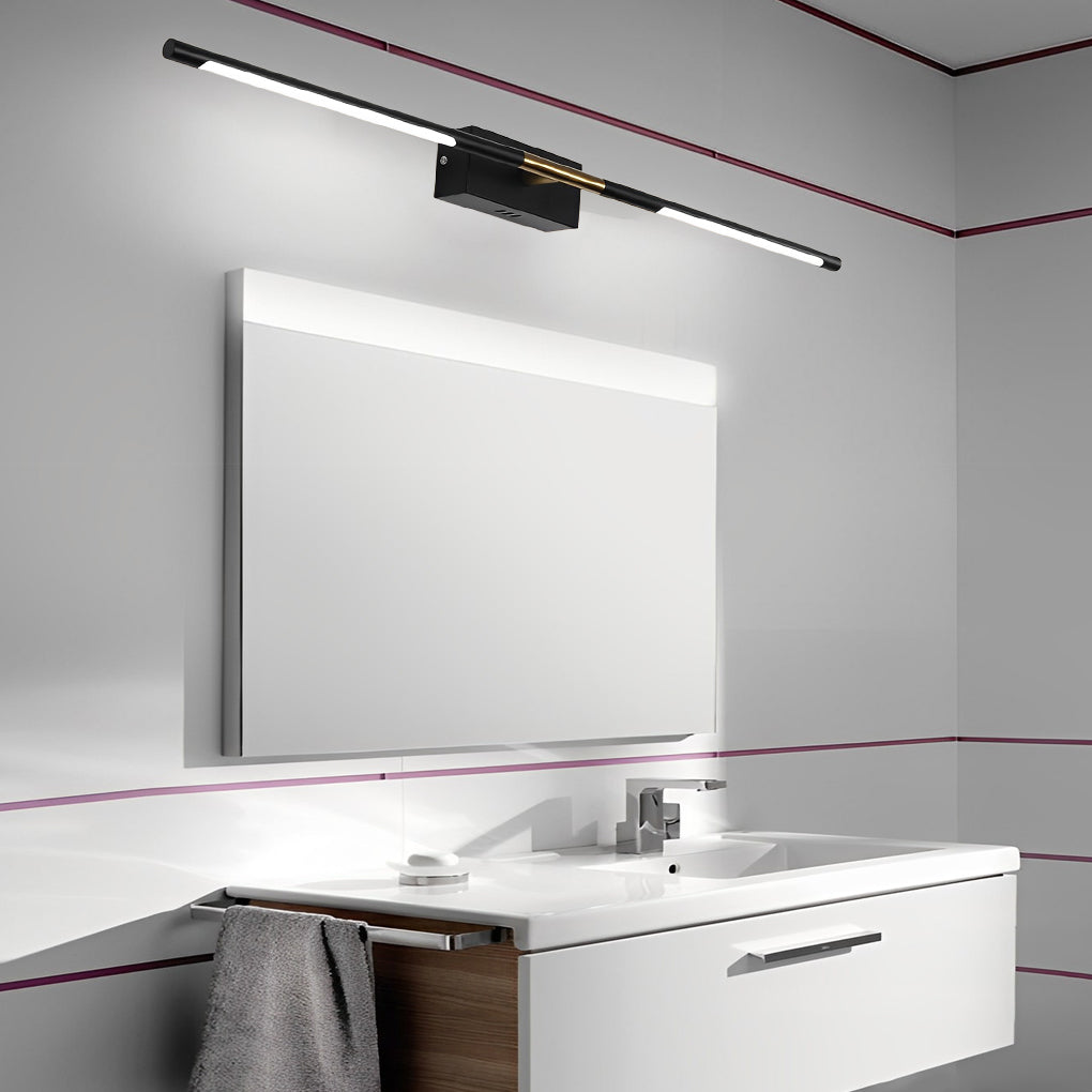 23.6''/39.4'' Linear LED Bath Light Bar - Wall Mounted Vanity Light with Taavita Finish and Acrylic Shade