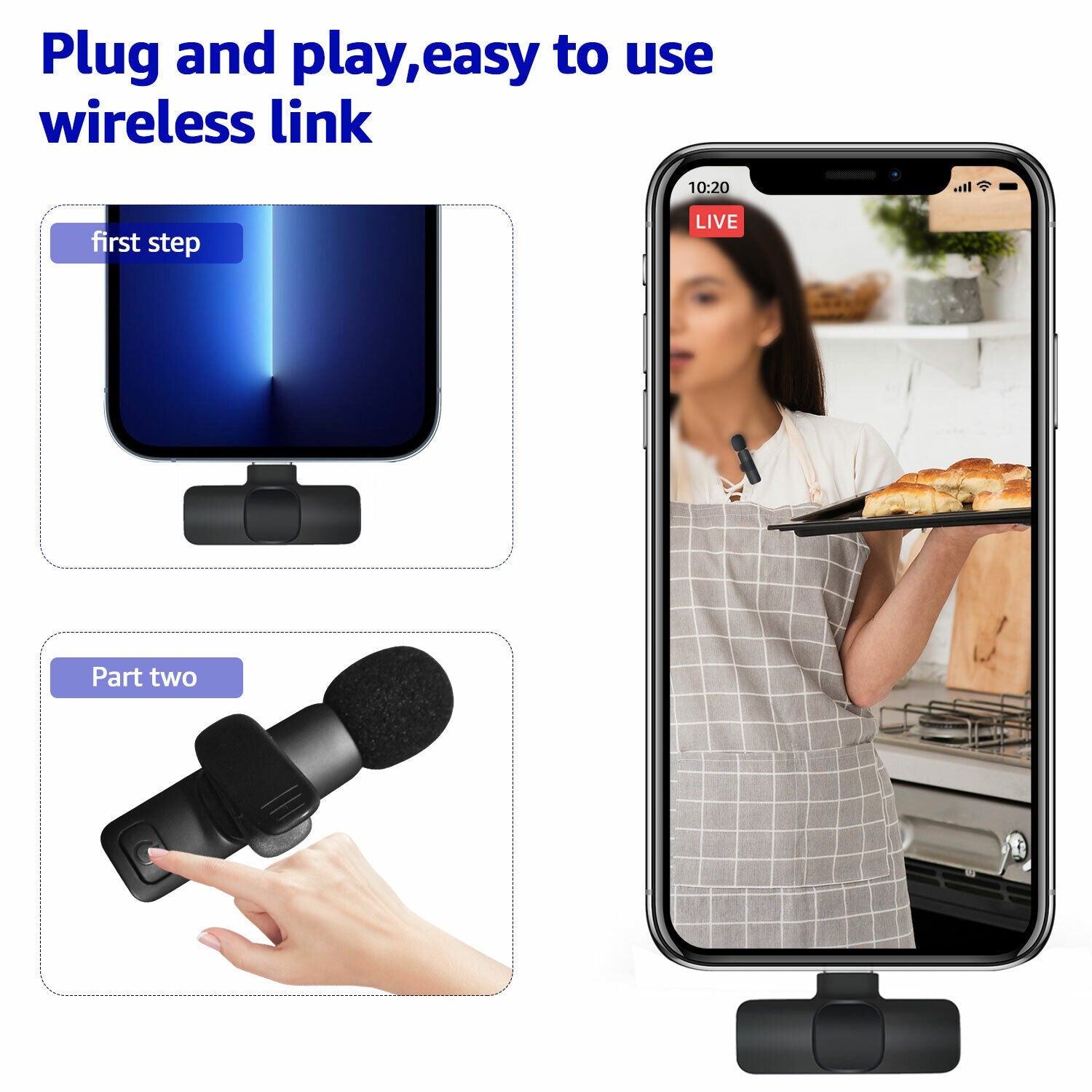 Clip-On Condenser Microphone