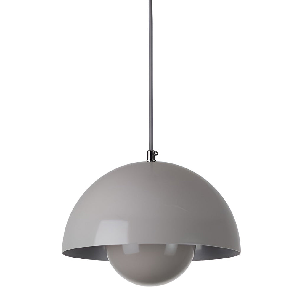 1-Light Nordic Metal Mushroom Flowerpot Pendant Light
