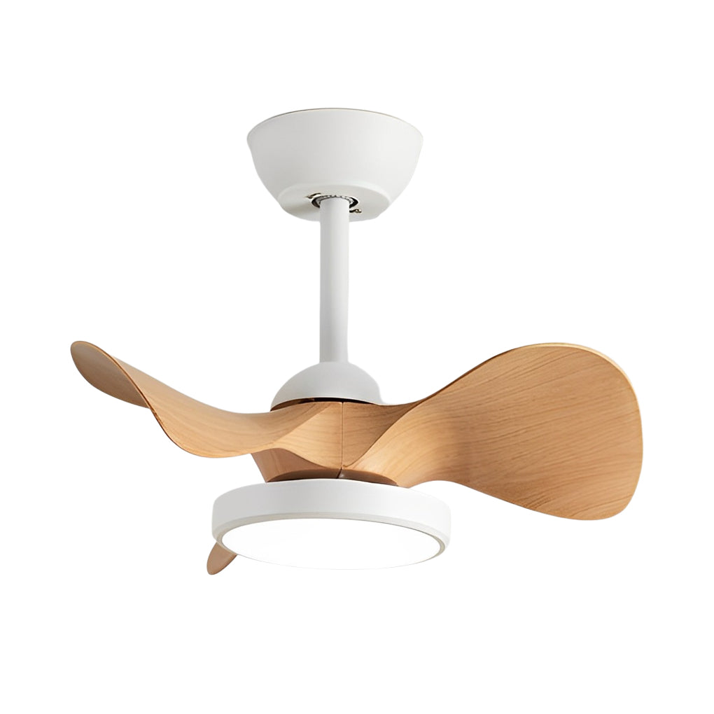 3 Blades Silent LED Dimmable Ceiling Fan Light with Remote Inverter Nordic Taavita
