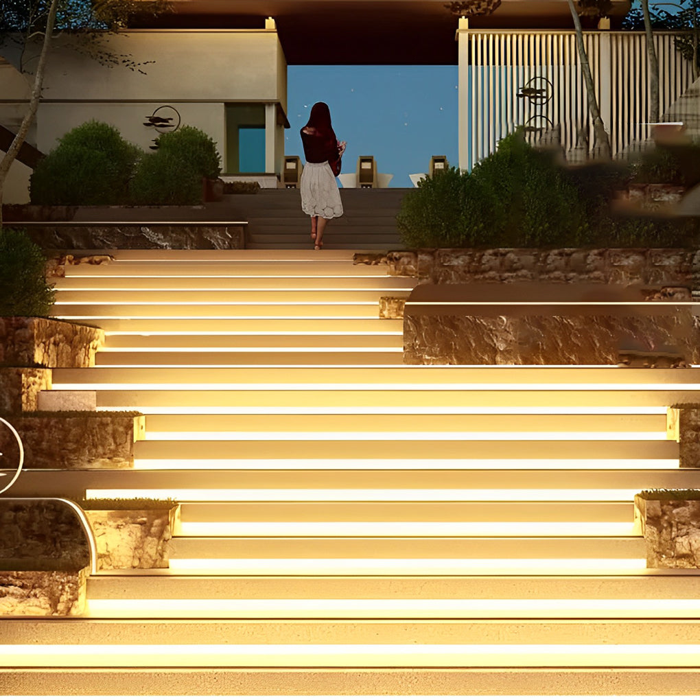 0.78'' Width Waterproof Flexible LED Strip Lights - Modern Outdoor Linear Light by Taavita